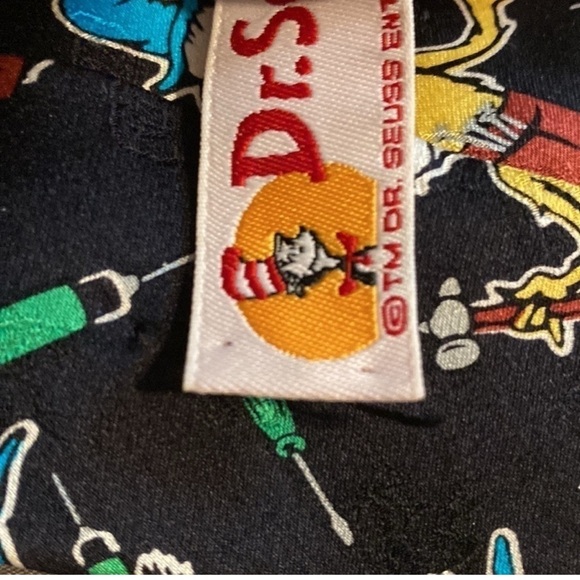 Vintage 90s Dr. Seuss Silk Tie Green Eggs And Ham New With Tags - Picture 5 of 5